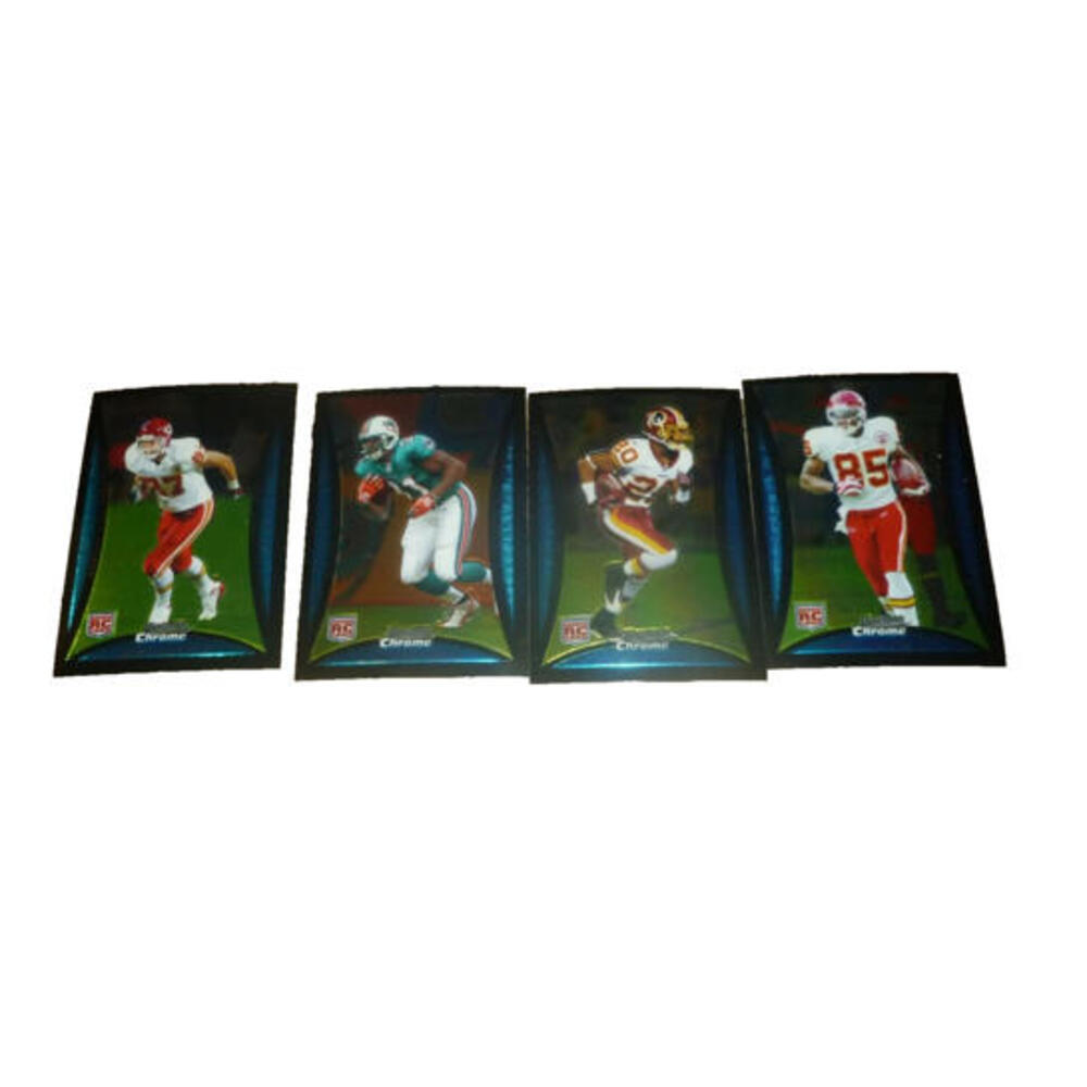 2008 Bowman Chrome Refractor Jalen Parmele Brad Cottam Justin Tryon Franklin